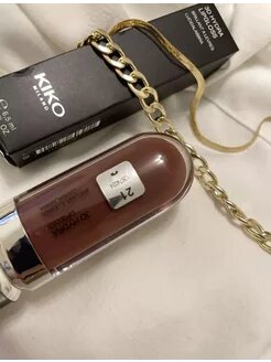 Помада блеск для губ, смягчающий и сияющий, с эффектом 3D, KIKO 21 — фото 1