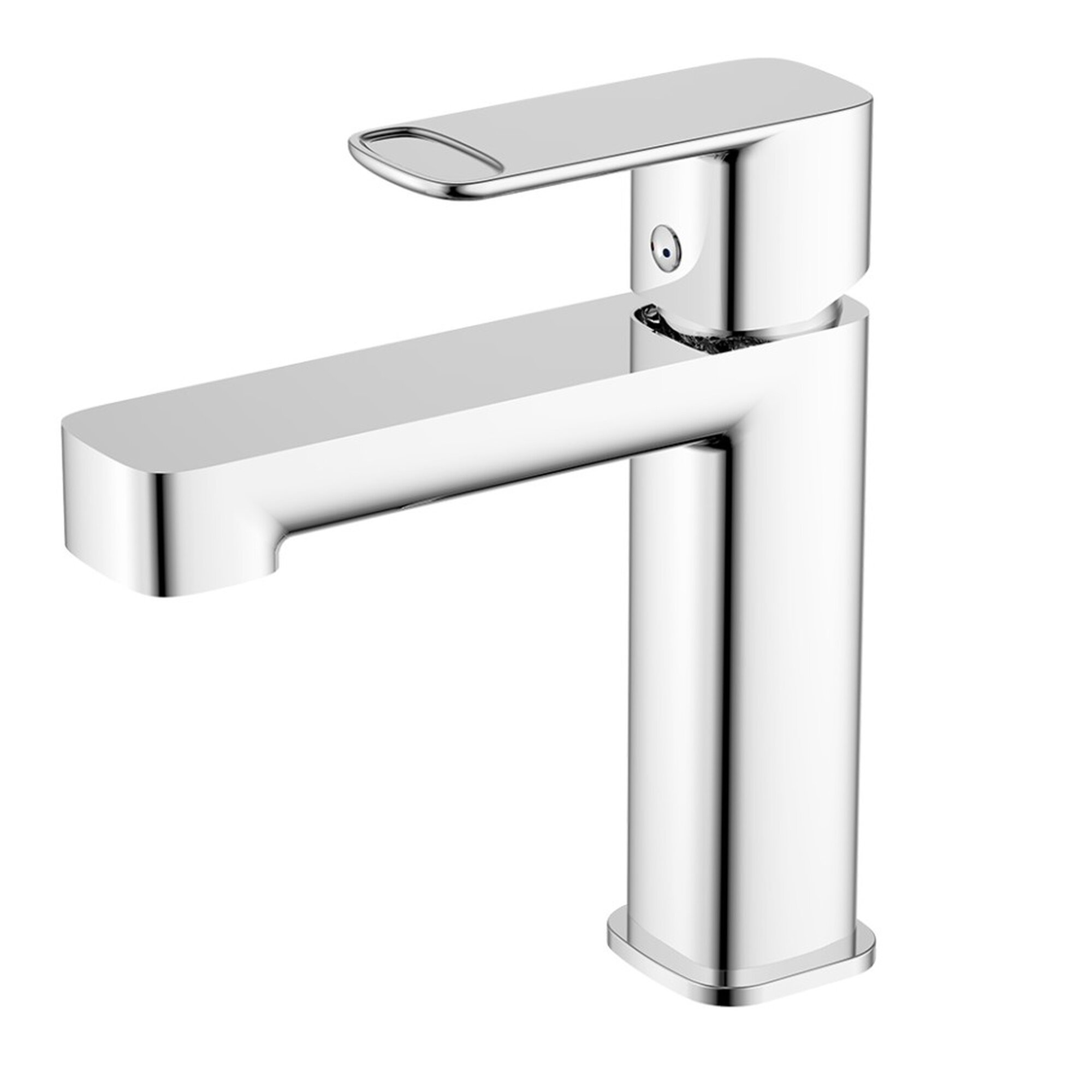 Смеситель для раковины AQUAme AQM6610CR, однорычажный, хром, латунь