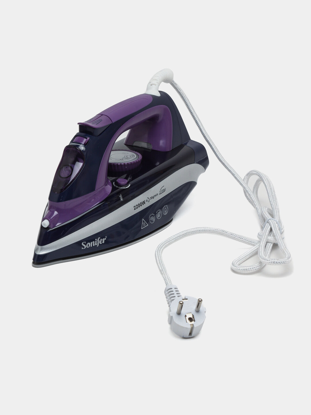 Электрический паровой утюг Sonifer SF‑9098 — домашний утюг с подачей пара для эффективной глажки одежды и тканей — фото 1