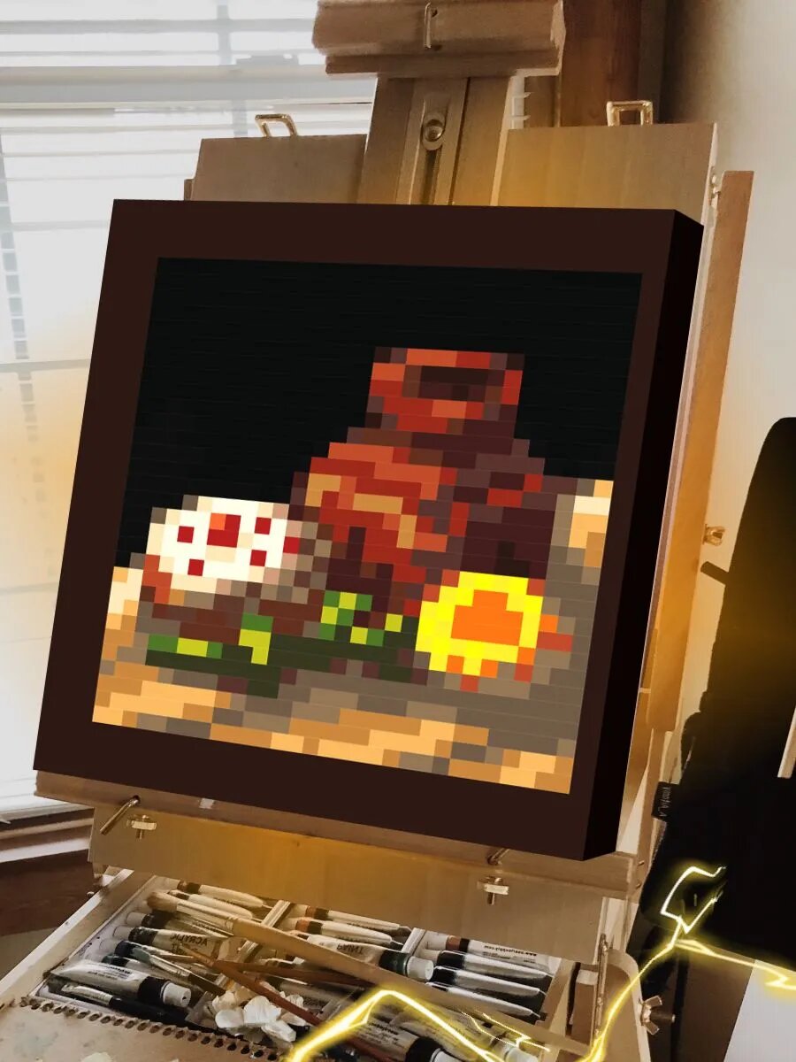 Майнкрафт картина по номерам на холсте — фото 1