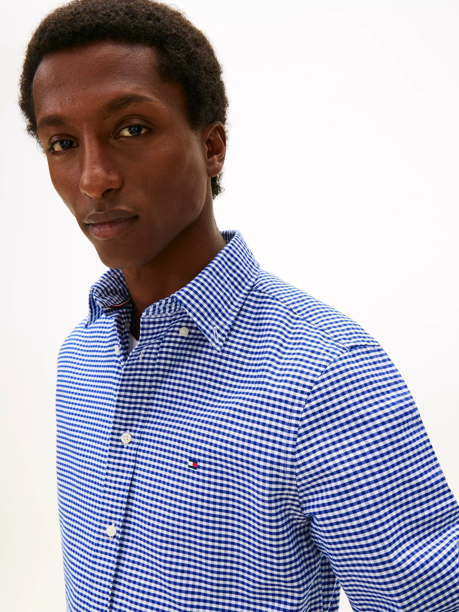 Рубашка TOMMY HILFIGER, размер XL, синий (1) — фото 1