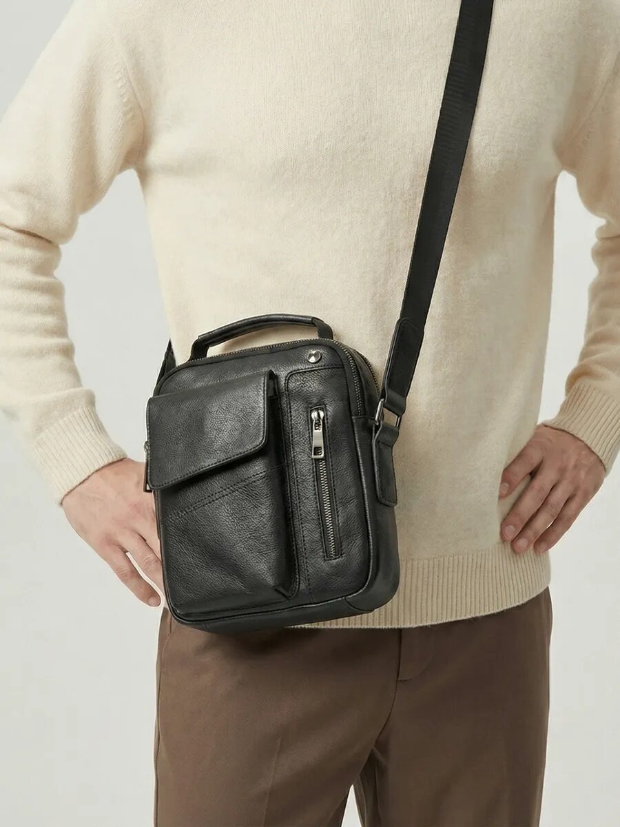 Сумка барсетка Daniele Riccardi, черный — фото 1