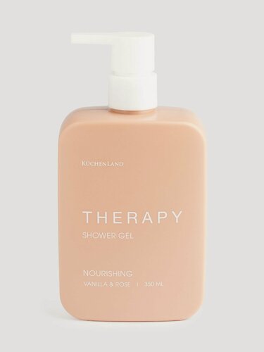 Изображение товара Гель для душа, 350 мл, питательный, Ваниль/Роза, Therapy, Kuchenland
