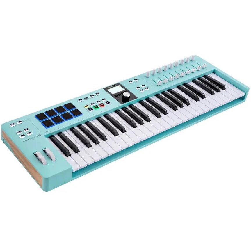 Миди клавиатура Arturia KeyLab Essential 49 mk3 Aquamarine — фото 1