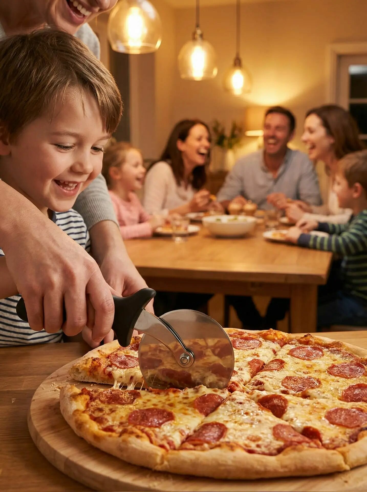 Нож для пиццы и теста пиццерезка тесторезка круглая — фото 1