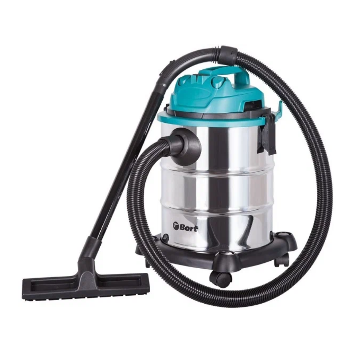 Пылесос строительный Bort BSS-1325 зеленый/серебристый мощность 1300 Вт, всасывание 260Вт, пылесборник 25 л.