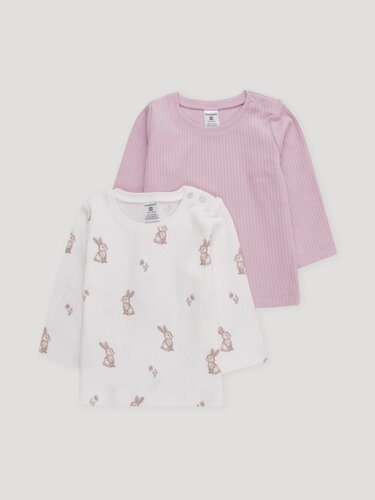 Изображение товара Лонгслив набор хлопковых лонгсливов для малыша, 2 шт, 2шт.