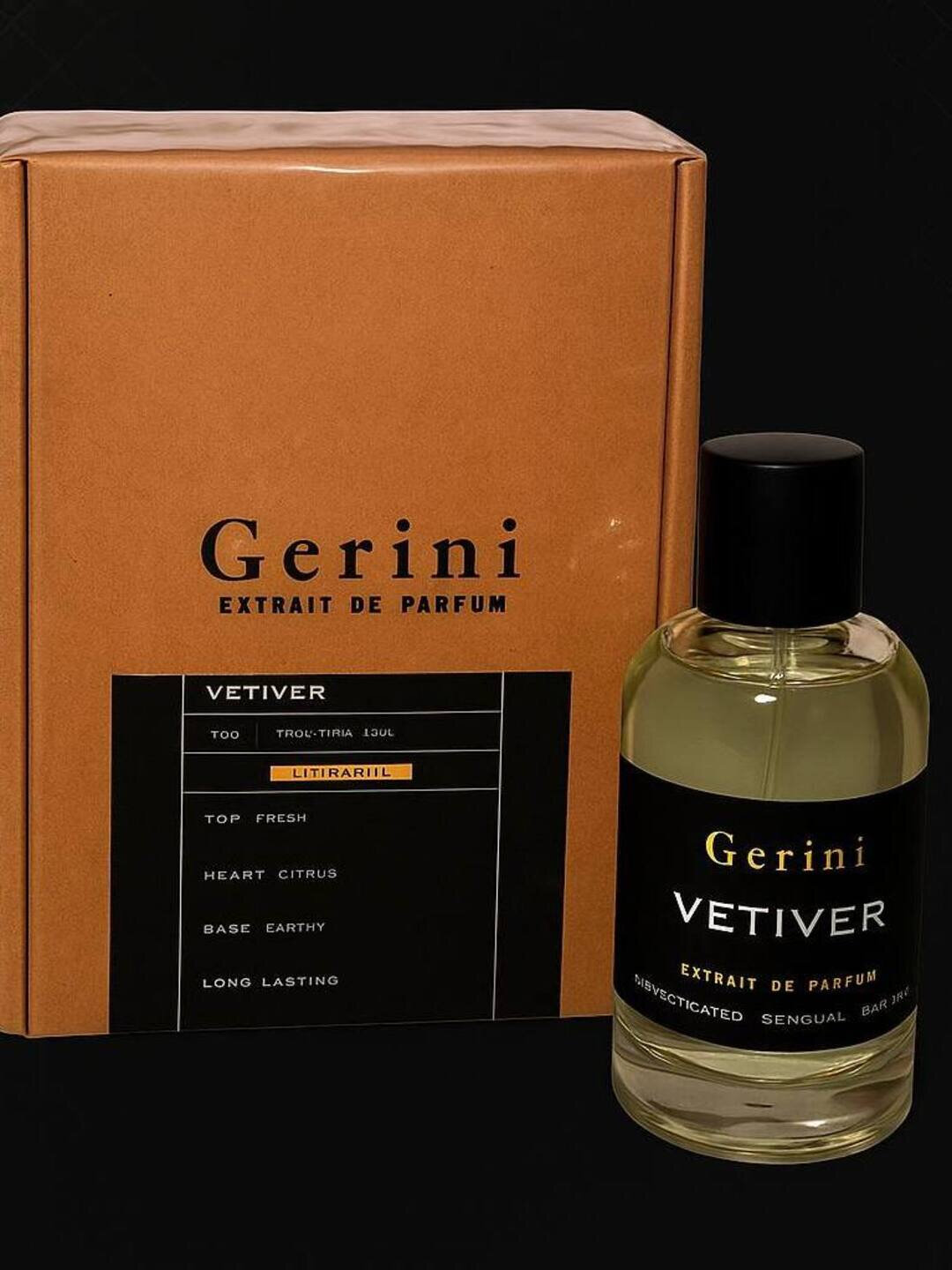 Gerini Vetiver, 100 ml — унисекс аромат, произведён во Франции