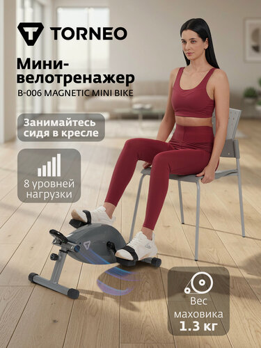 Изображение товара Мини-велотренажер магнитный Torneo B-006