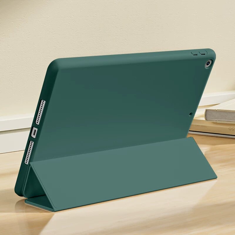 Чехол-защита для iPad Mini 1/2/3 7.9 дюймов с амортизацией в темно-зеленом цвете без стеклянного экрана