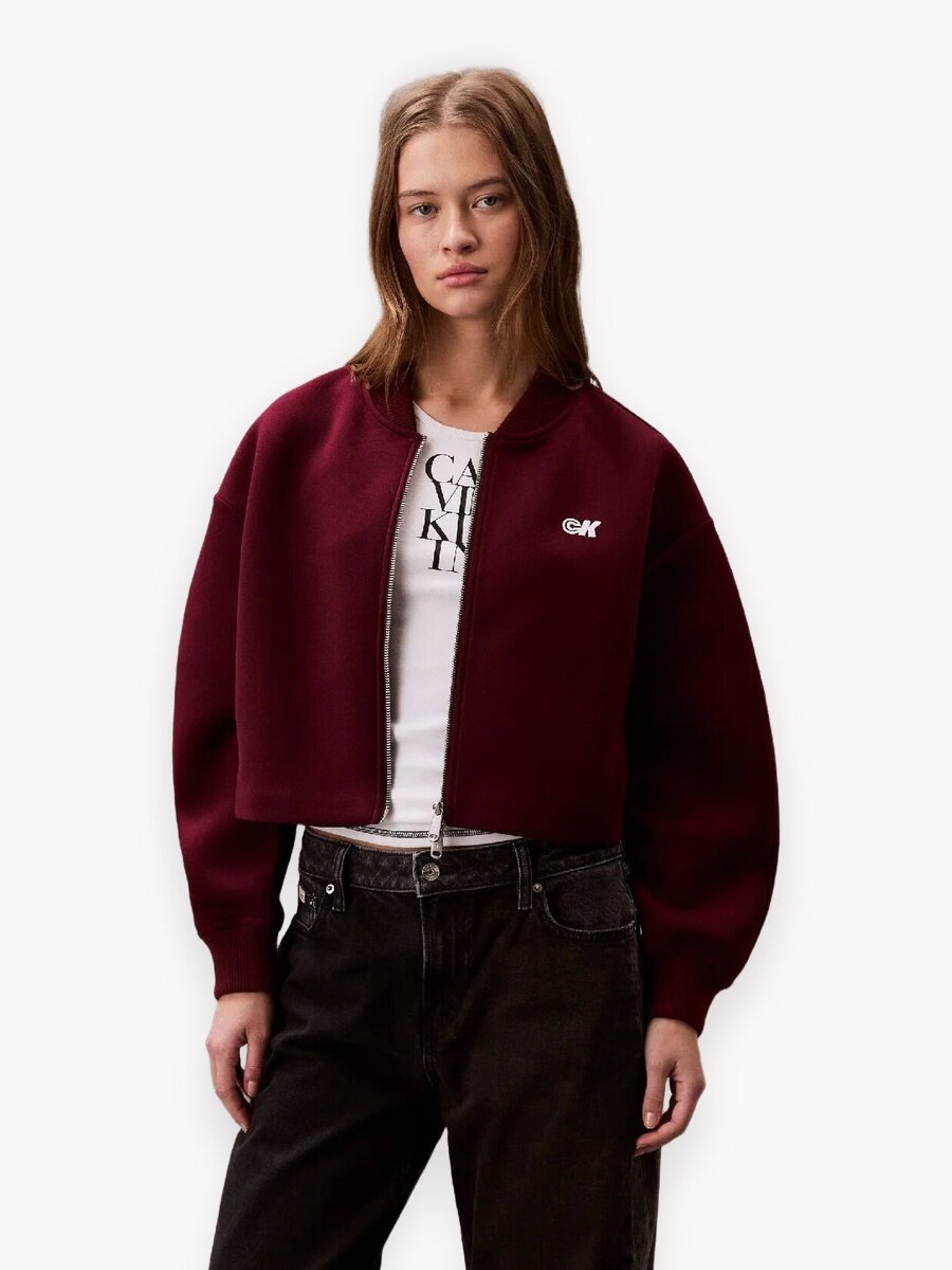 Куртка Calvin Klein Jeans, размер XL, бордовый
