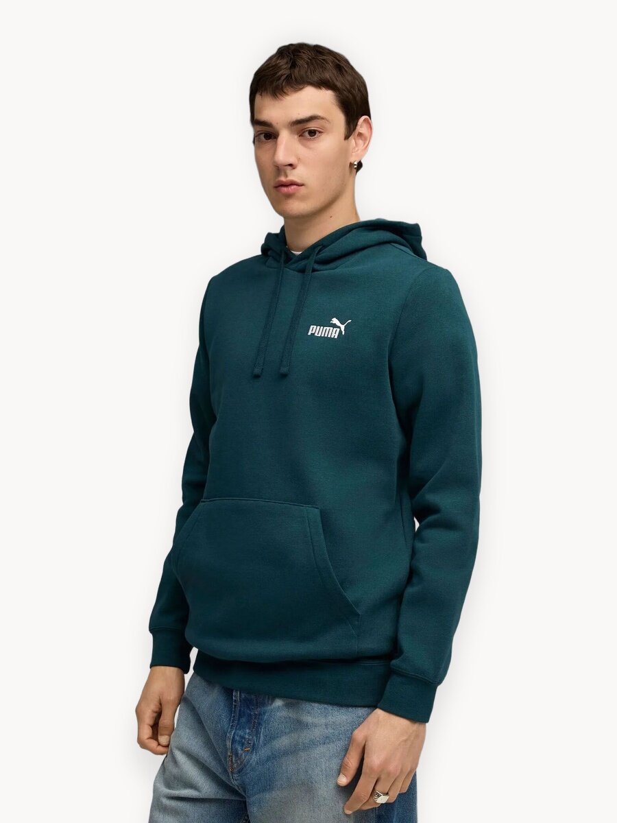 Худи PUMA Essentials Small No. 1 Logo, размер M, , зеленый