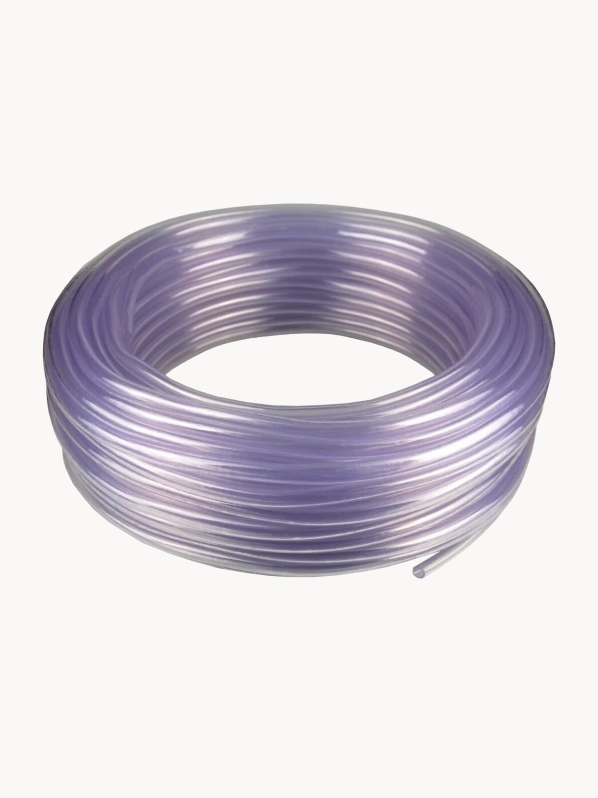 Шланг 4мм на 6мм пищевой прозрачный, 3 м, трубка пищевая гибкая