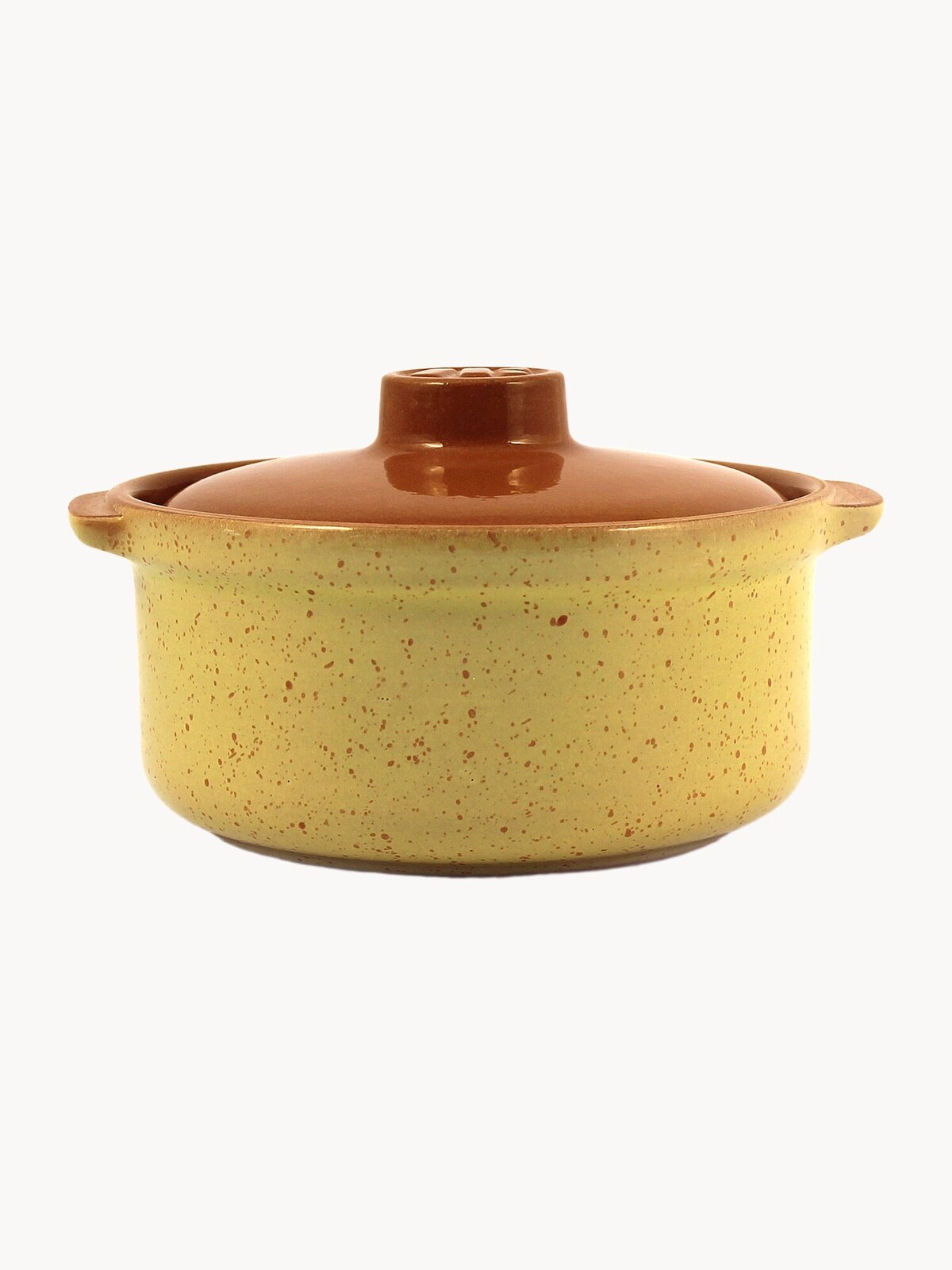 Горшочки-Сотейники "ColorLife" от Ломоносовская Керамика, керамика, 0.8л, антипригарные, жёлтые, 2 шт