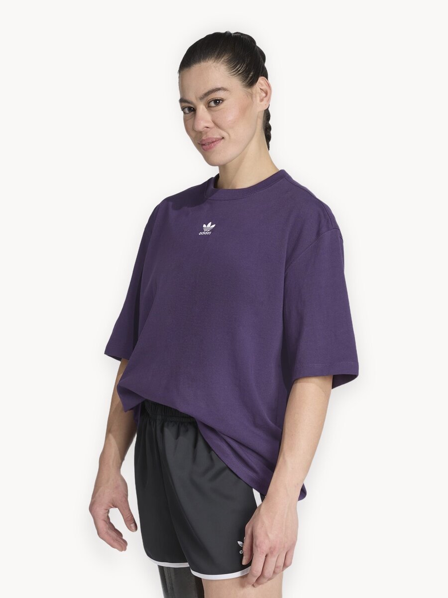 Футболка adidas Originals, размер XXS , фиолетовый