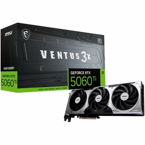 Видеокарта Msi GeForce RTX 5060 Ti VENTUS 3X OC 16G 64440₽