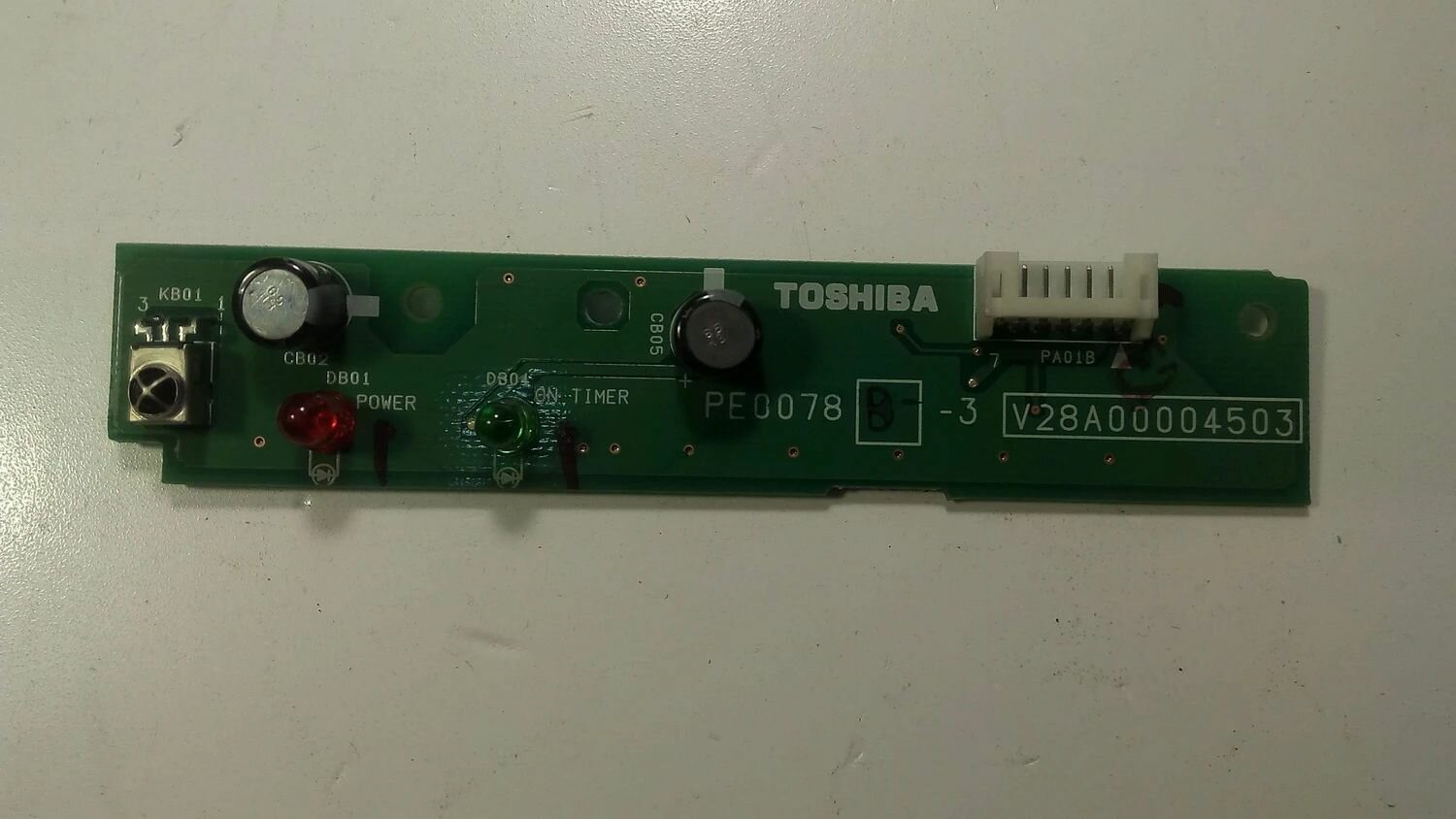 Плата фотоприемника PE0078B-3 V28A00004503 R-1786 V28A000042A0 для 26Wl66R Lcd Телевизор Toshiba Плата управления арт. 11121