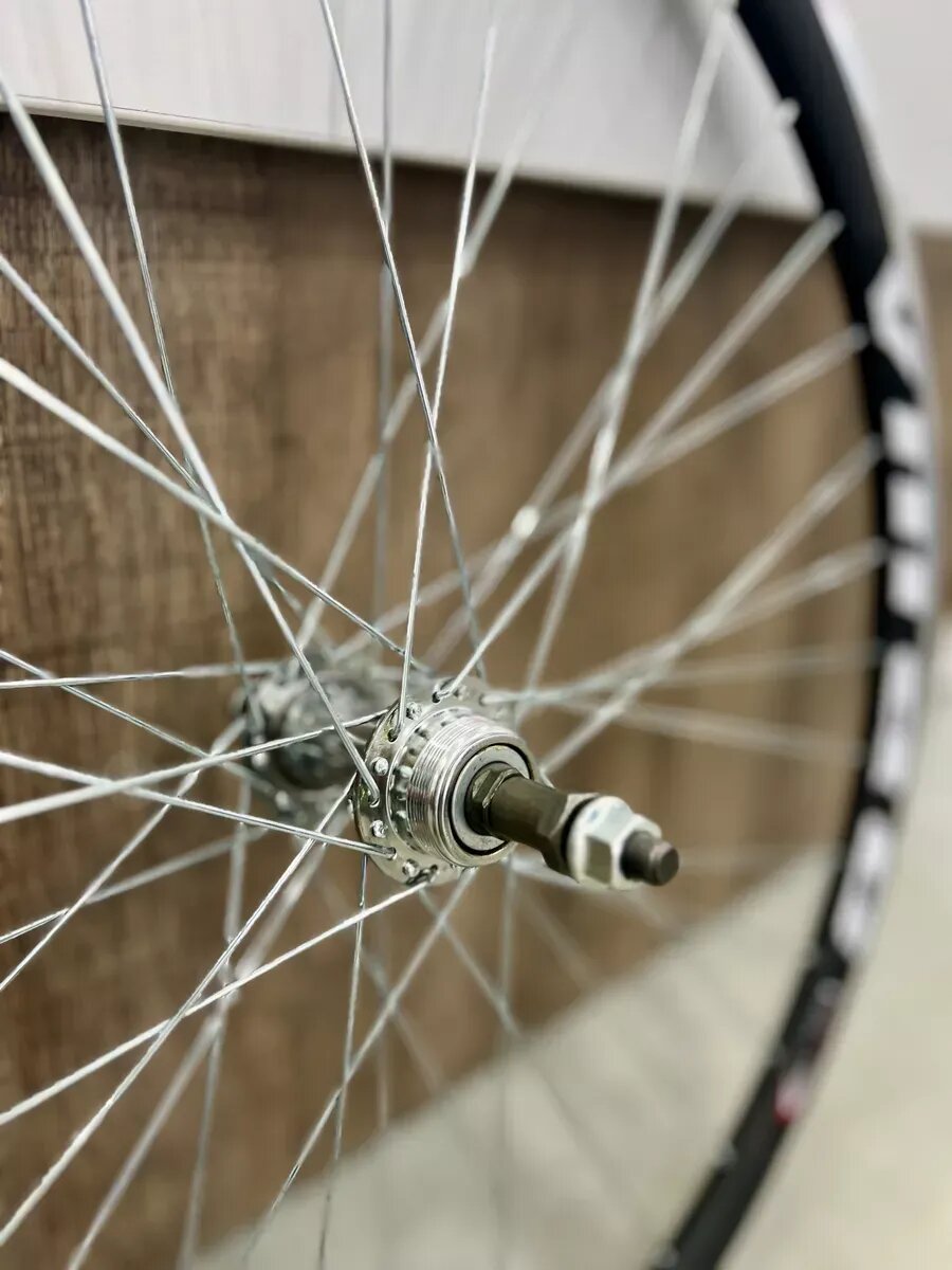 Колесо 24"MTB двойной обод заднее, под V-brake, тип тормоза ободной — фото 1