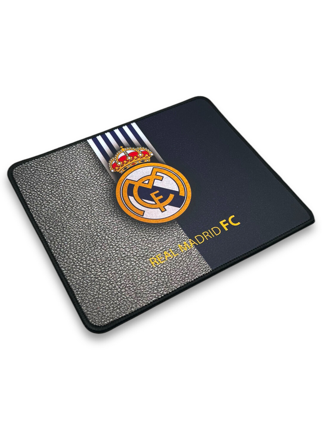 Коврик для мыши "Real Madrid", 23 см x 19 см, толщина 3 мм, нескользящий, серый — фото 1
