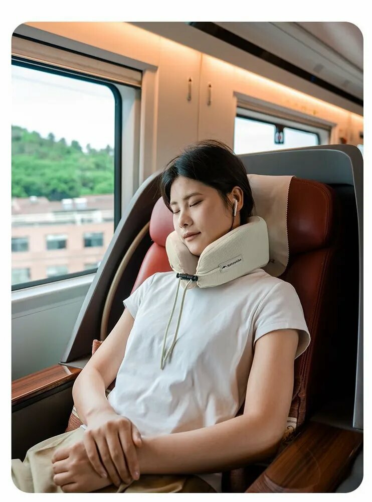 Изображение Подушка подголовник для путешествий Naturehike Xinyue Memory Cotton Neck Pillow