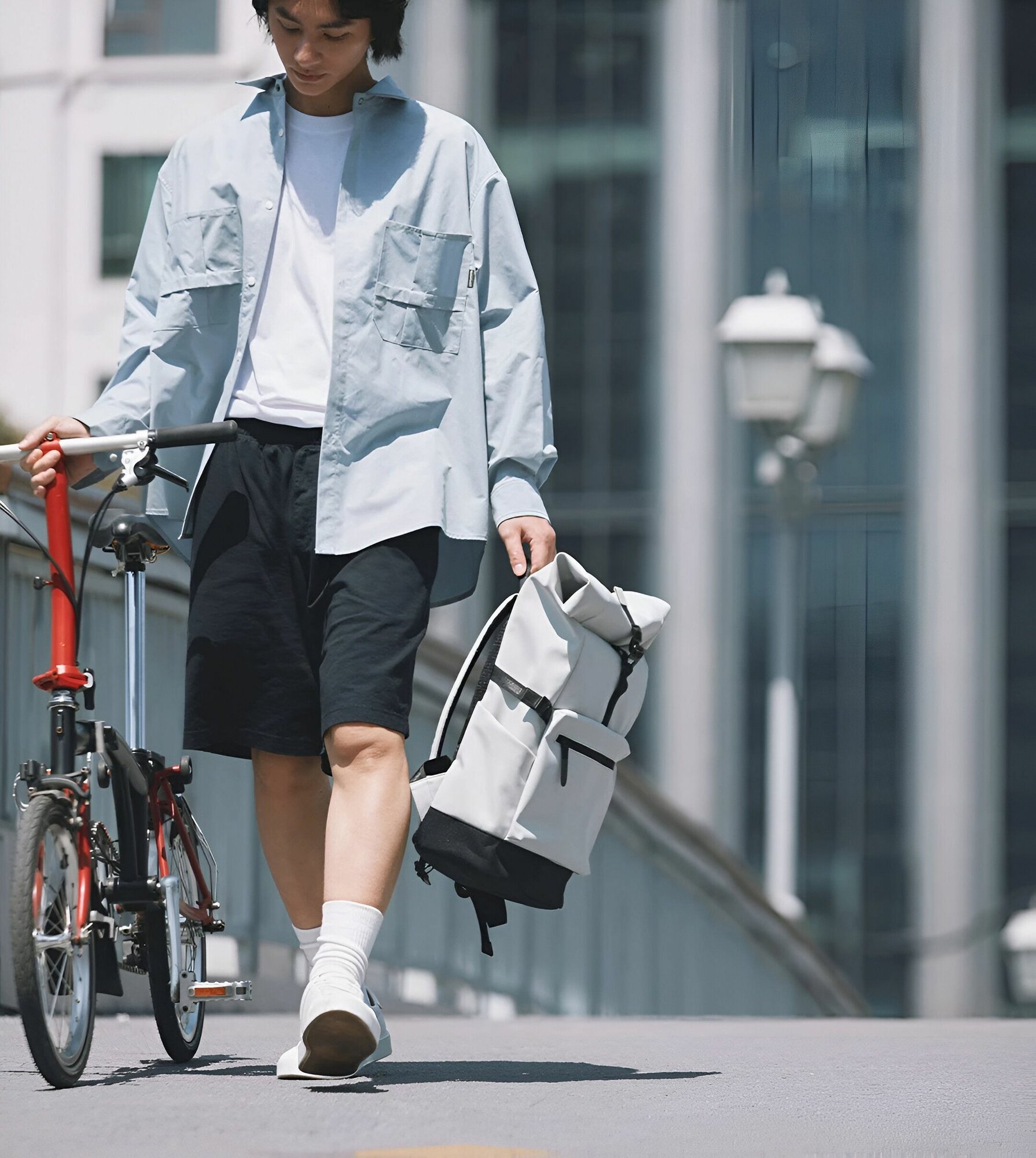 Рюкзак Xiaomi Mijia Moon Gray с гаджетами