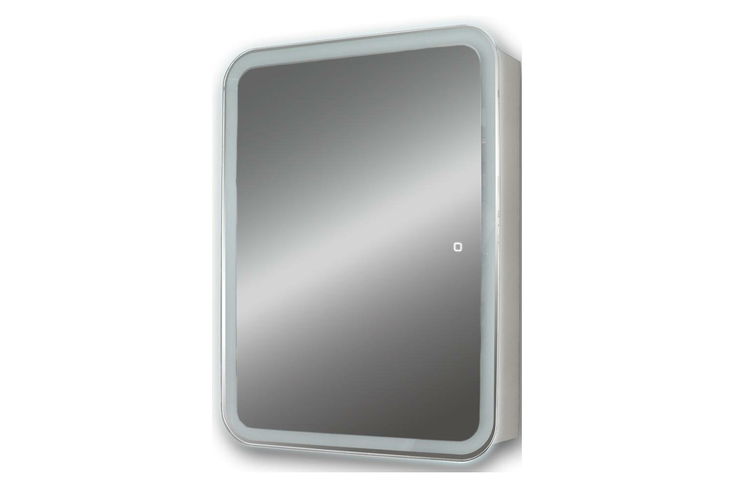 Зеркало-шкаф SILVER MIRRORS Фиджи Flip 50 LED-00002471, белый