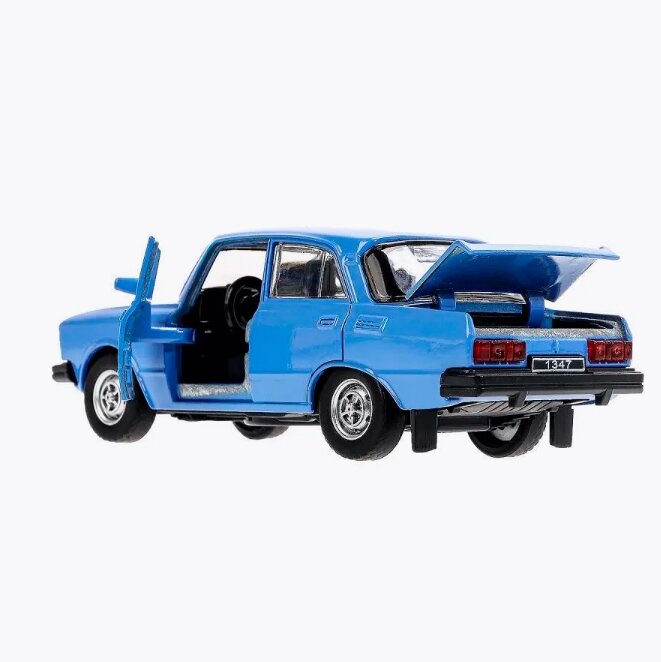 Машинка игрушка Москвич АЗЛК 2140 металлическая масштаб 1:38 с открывающими дверями — фото 1