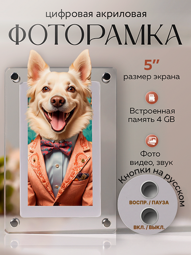 Изображение товара Цифровая фоторамка для фото и видео