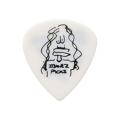 Ibanez 1000PGWH Paul Gilbert Pick медиатор, 1 шт, цвет белый — фото 1