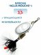 silver/black fly