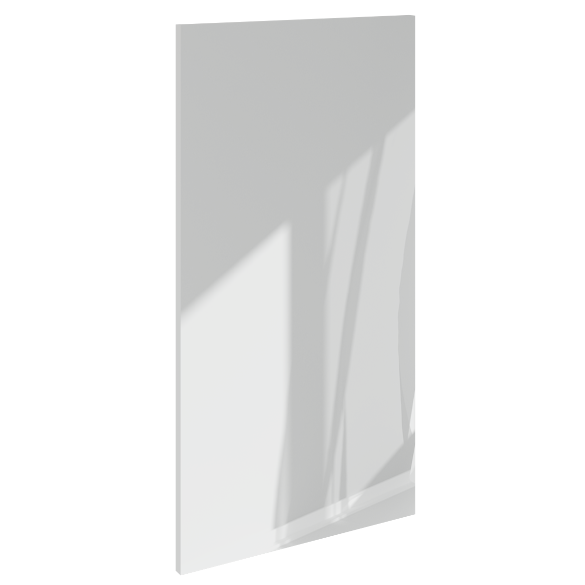 Фасад для кухонного шкафа Аша 39.7x76.5 см Delinia ID ЛДСП цвет серебро