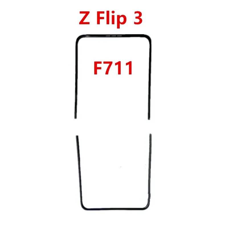 Полоски по краю для Samsung Galaxy Z Flip 6 5 4 3 5G F741 F731 F721 F711 F707 Средняя рамка-подставка Корпус Замена запасных частей, Z Flip 3 F711