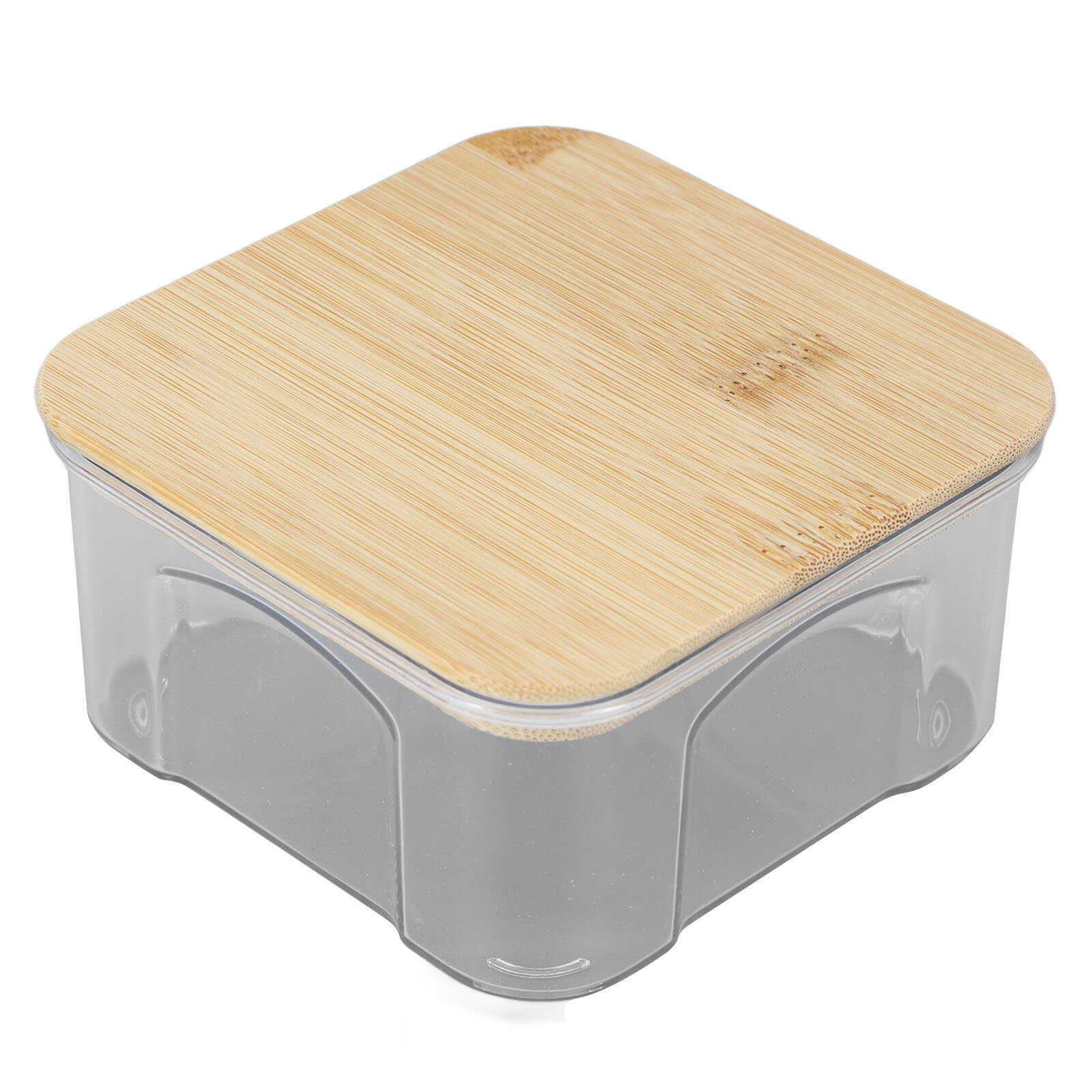 AirTight Food Storage Container Clear Food Storage с бамбуковой крышкой для лапши муки из хлопья рисовые кофе -зерна 450 мл 107x57 см / 42x22 дюйма