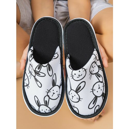 фото Тапочки ivshoes, размер 38-39, белый, черный