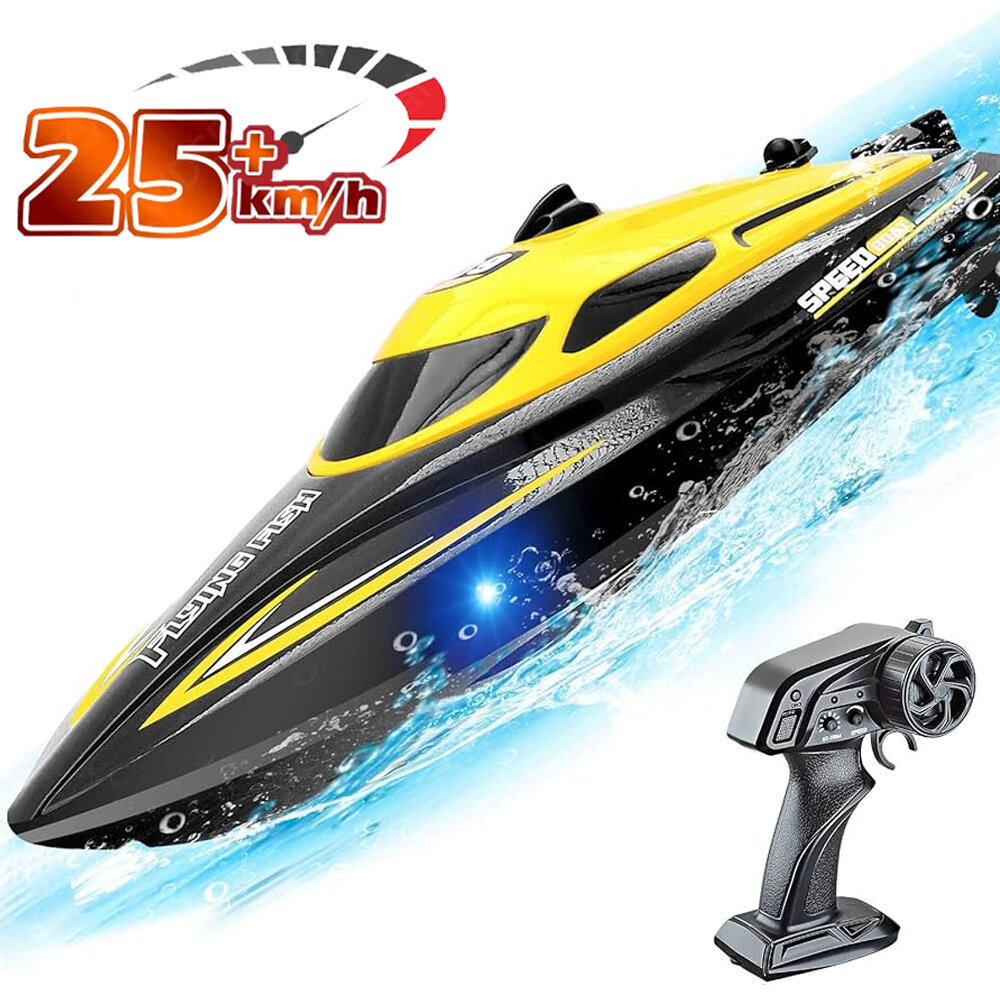 Судомодели HJ toys / HongXunJie Радиоуправляемый катер (30 см, 25 км/ч, акб 700 mAh) - HJ812-B2