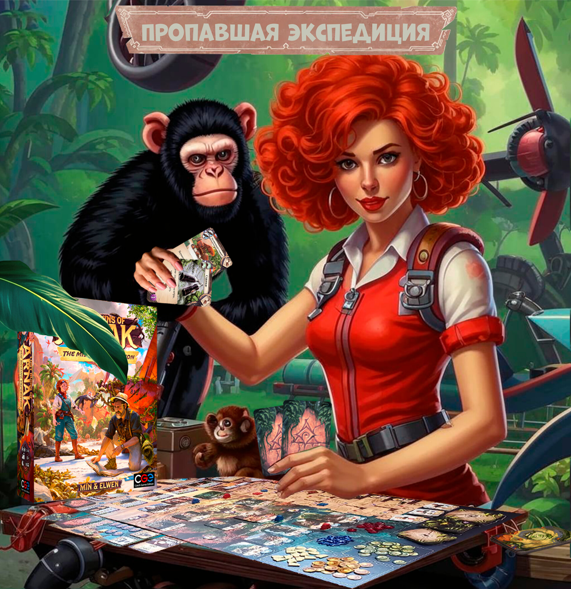 Карты к Затерянные руины Арнака: The Missing Expedition (Пропавшая экспедиция)