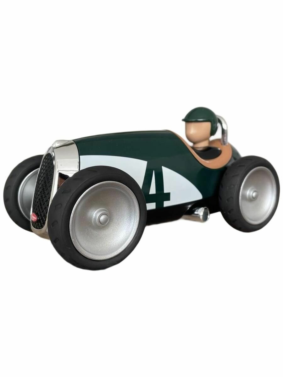 Игрушечная машинка "Baghera", с фигуркой водителя, зеленая, пластик