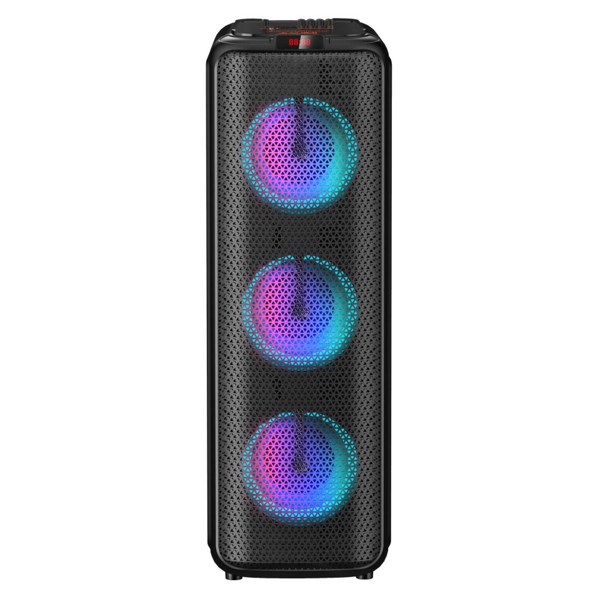 Напольная колонка Sing-e ZQS-8303 (8"60W/4.5A/+бесп. микрофон) (черный) — фото 1