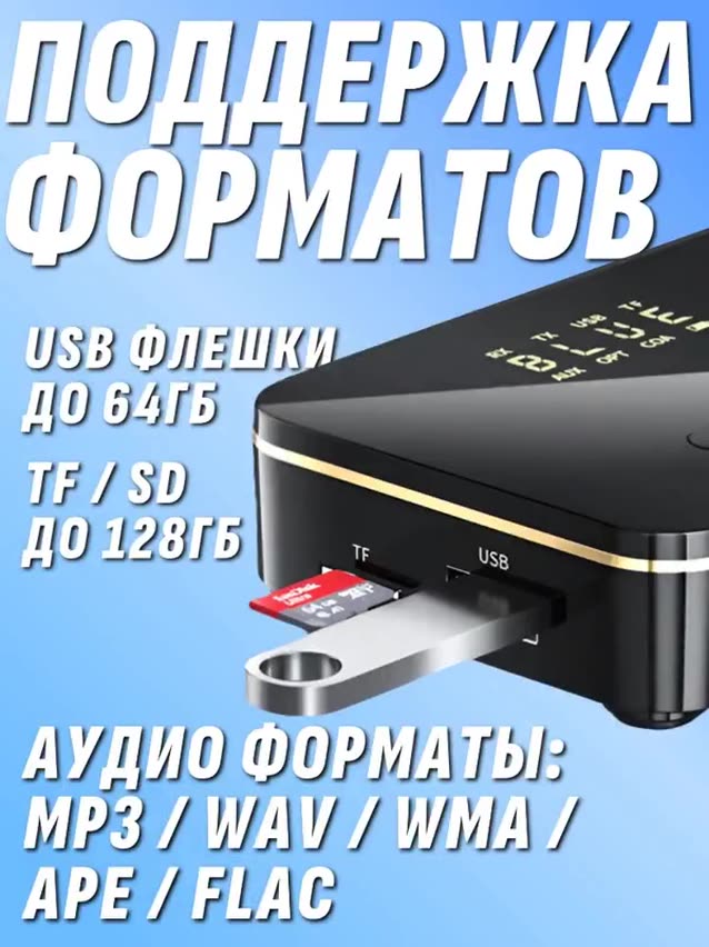 Блютуз AUX адаптер Передатчик Приемник mp3 плеер с пультом Bluetooth 5.0 Coaxial Optical spdif AUX RCA MicroSD USB — фото 1