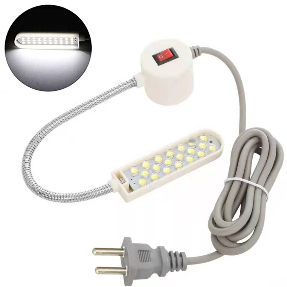 AC110-245V 2W 30LED лампа для швейной машины с магнитным фиксированным основанием