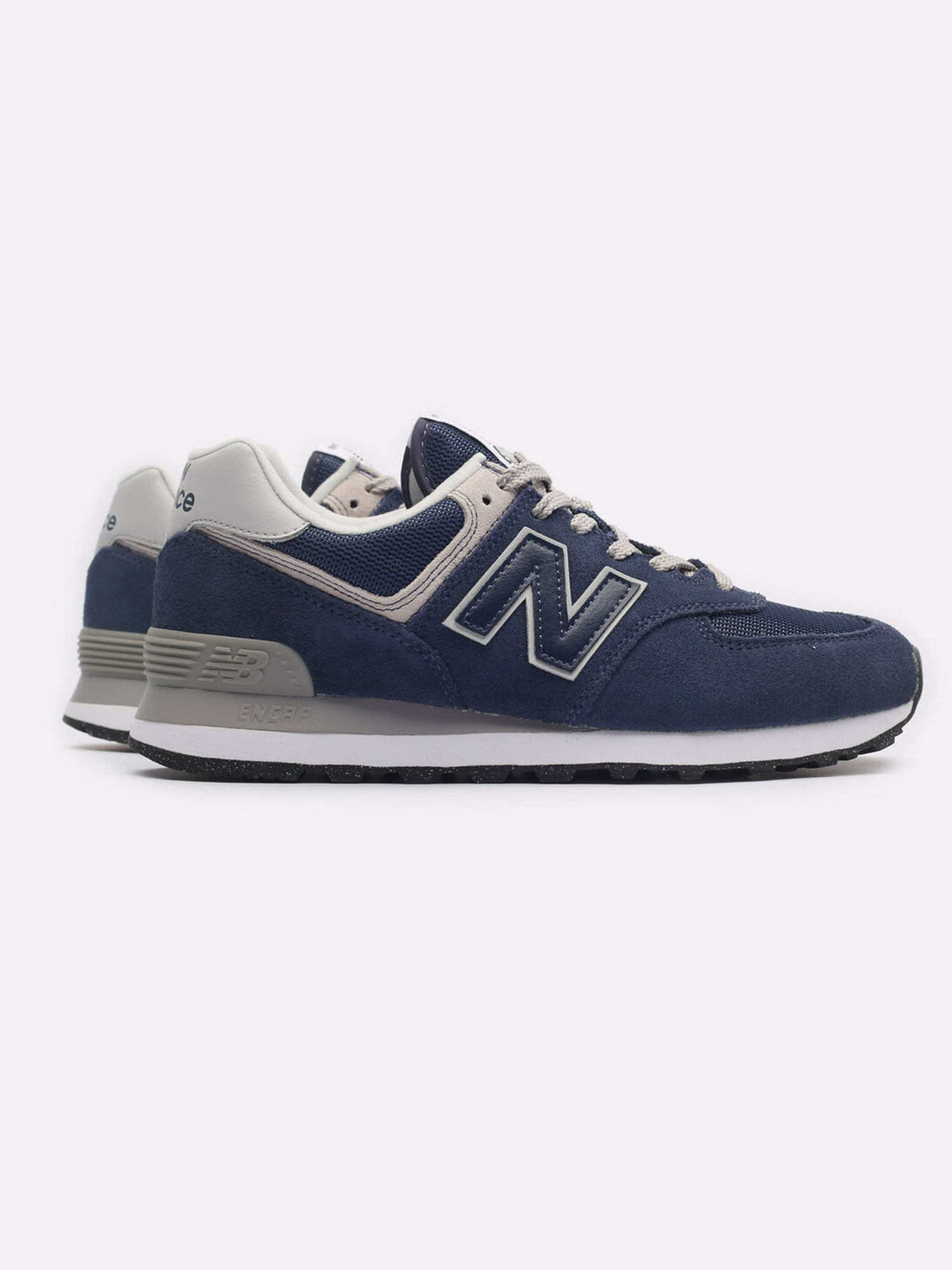 Кроссовки New Balance 574, размер 44 EU (28см), navy/white — фото 1