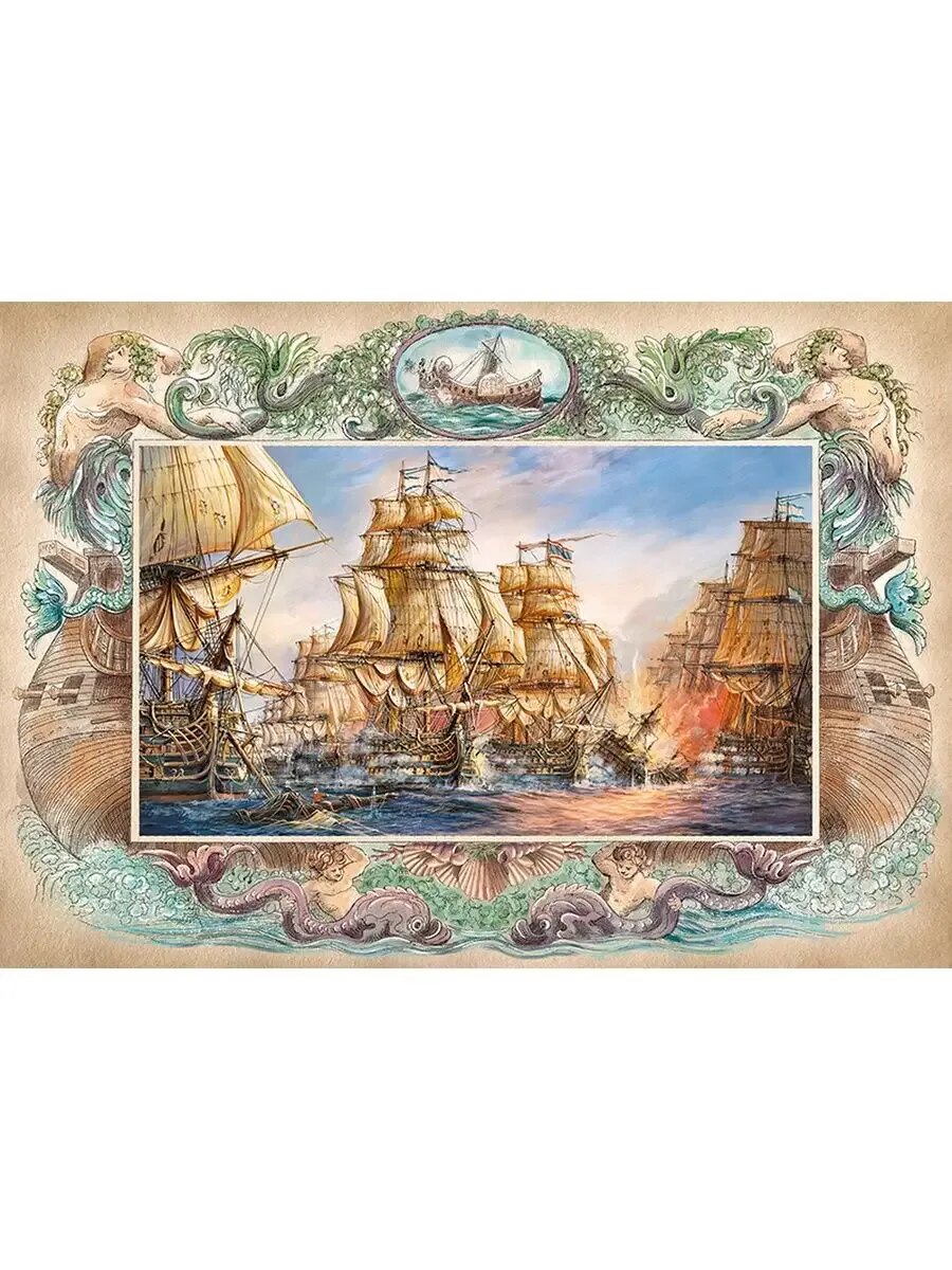 Cherry Pazzi Пазл 2000 деталей Морское сражение