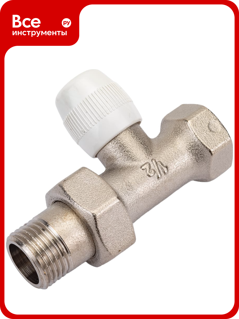 Запорный клапан SR Rubinetterie прямой  1 2  A524 1500N000