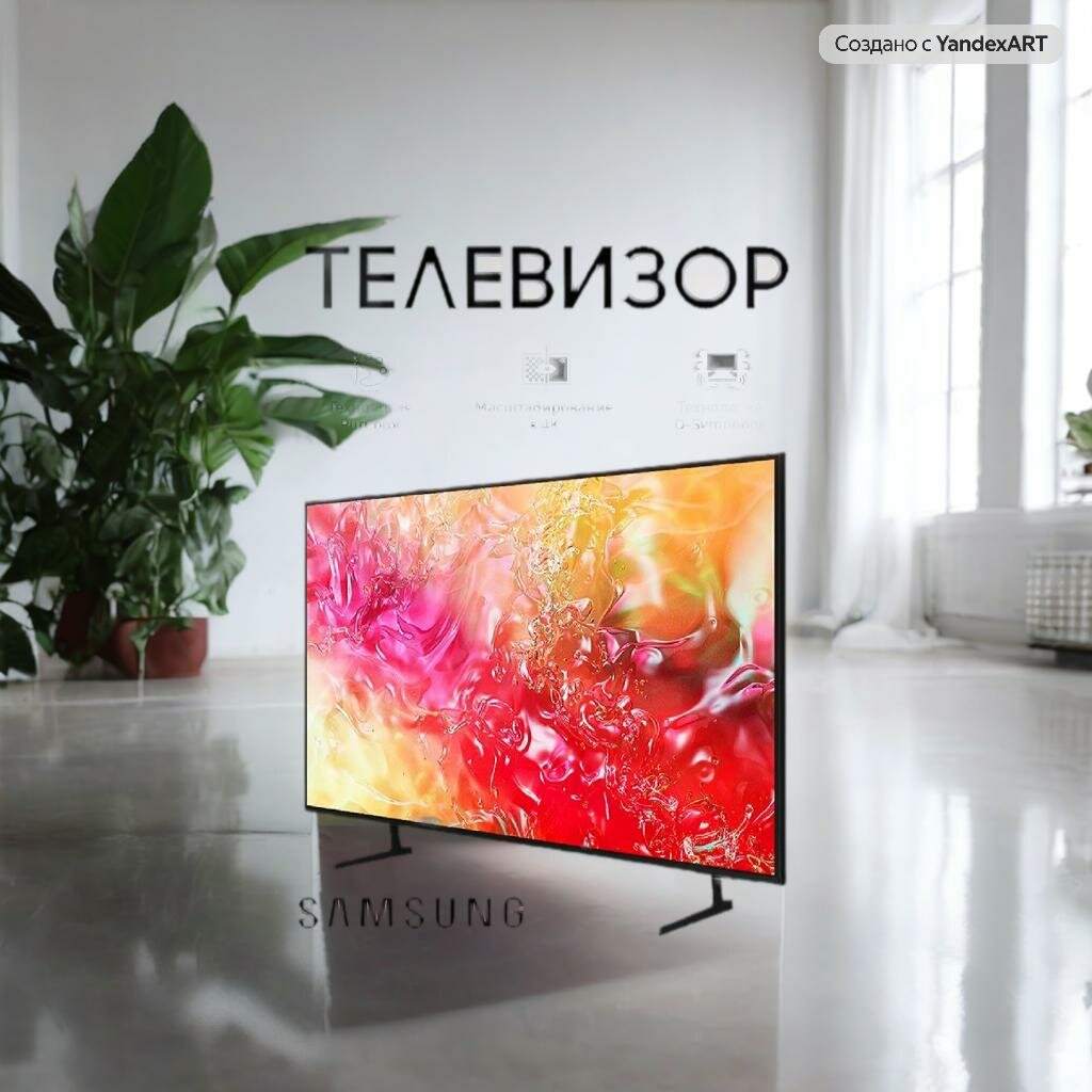 Телевизор Samsung UE65DU7100, диагональ 65", разрешение 4K, HDR