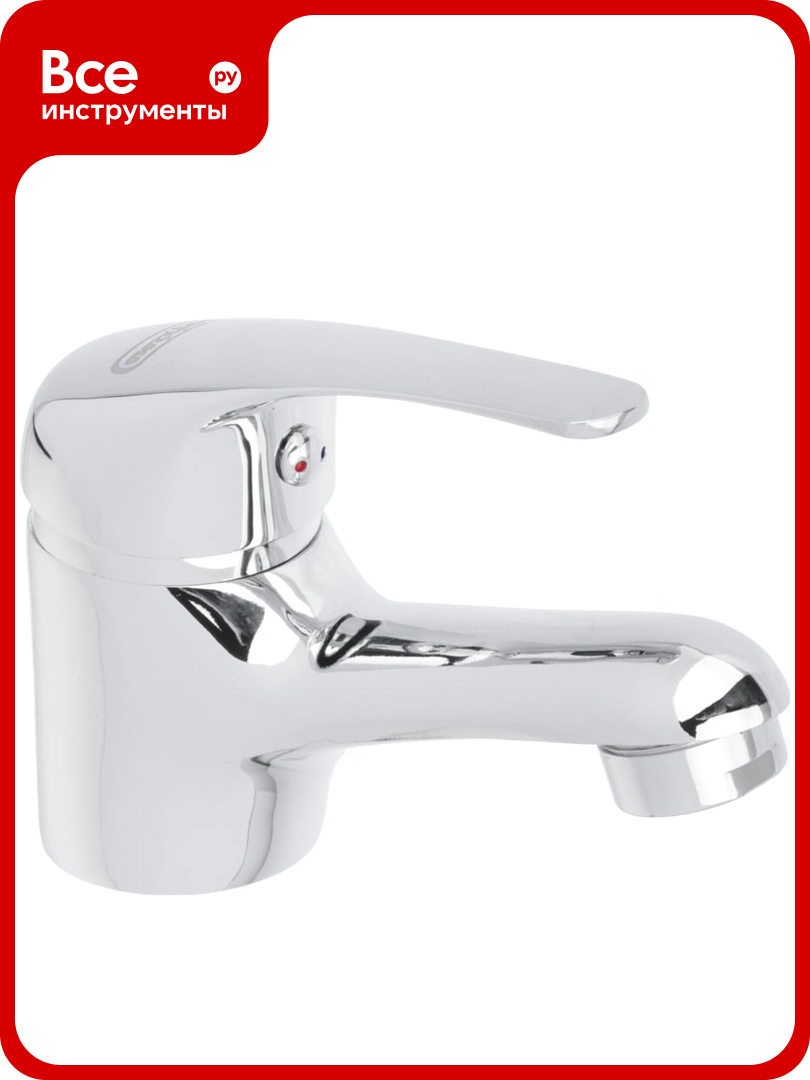 Смеситель для раковины СоюзКран керамический картридж 35 мм хром цинк SK02-M102 567-018