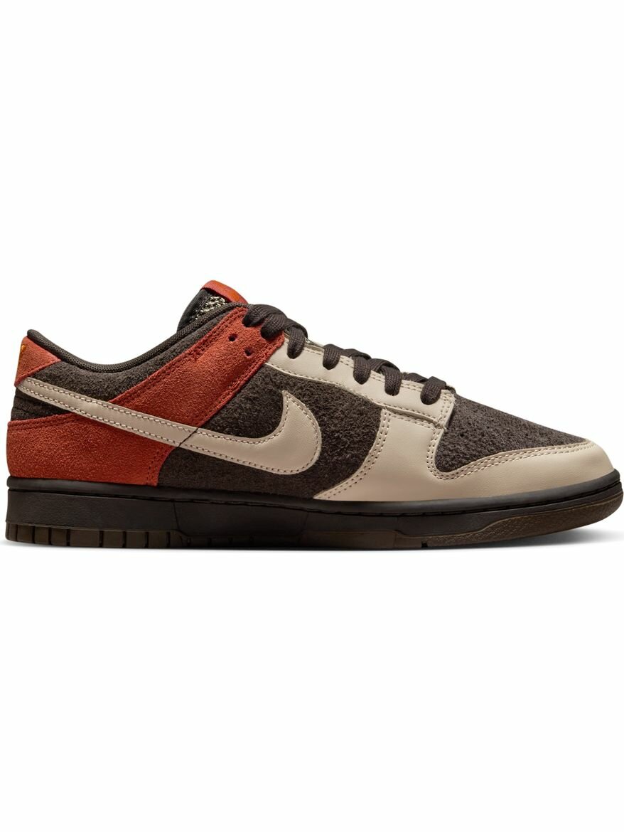 Кеды NIKE Dunk Low, полнота F, размер 12 US, коричневый
