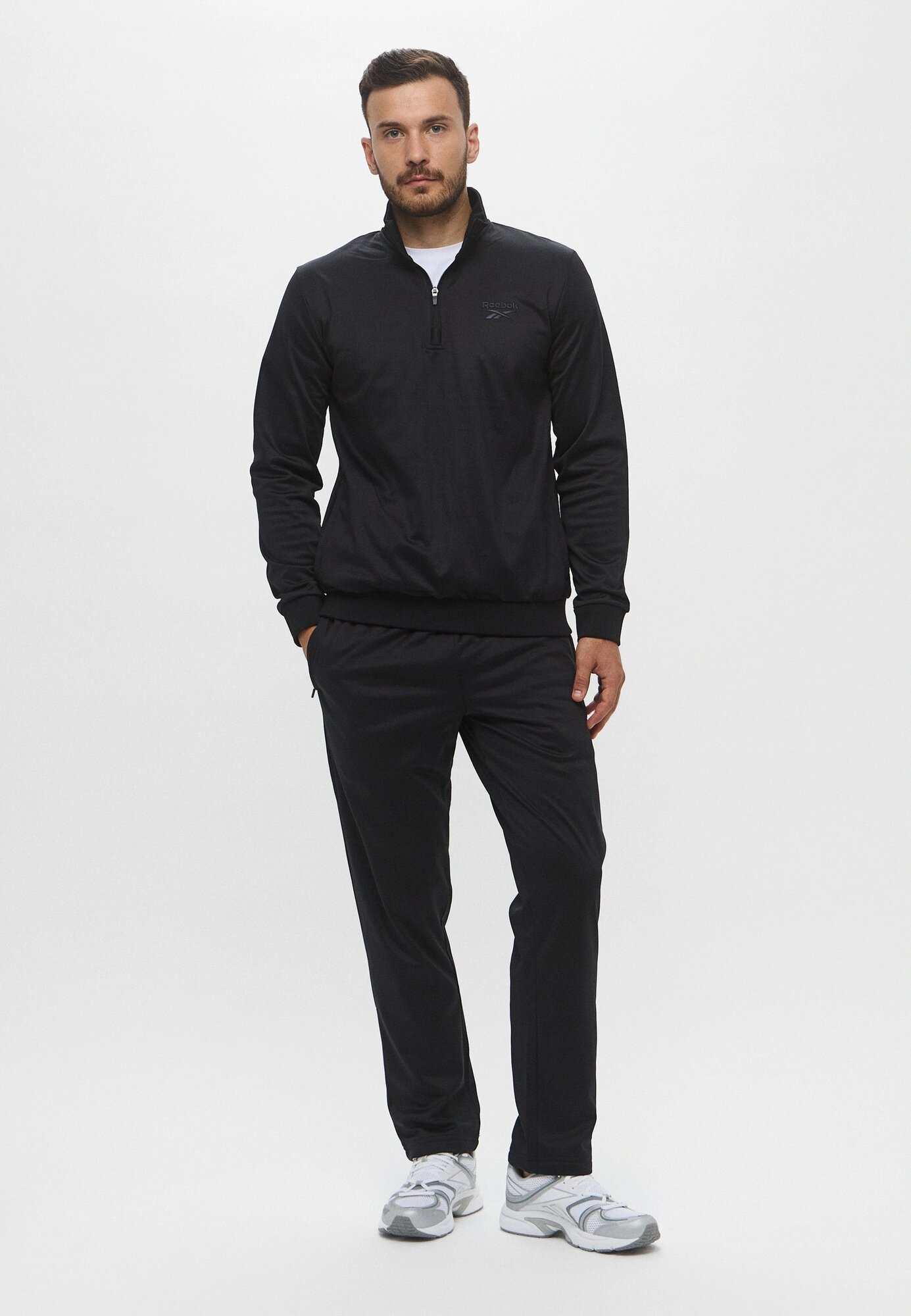 Костюм спортивный Reebok BLACK, размер 52-54, черный