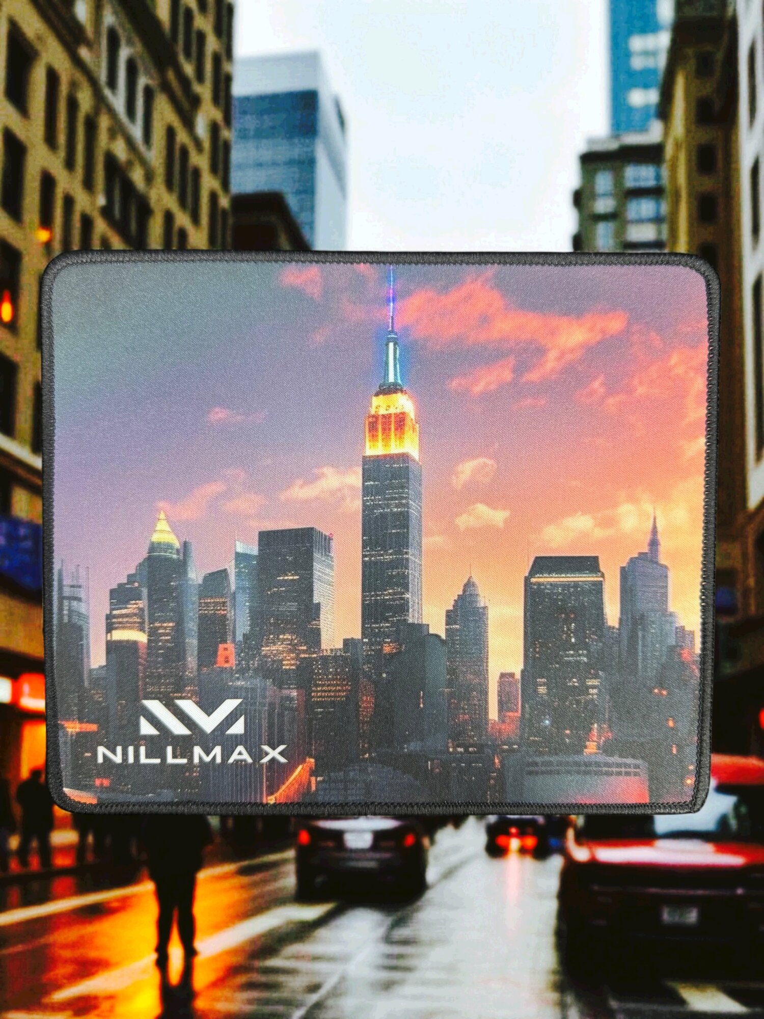 Коврик для мыши NY CITY — стильный, игровой / офисный, 25×21 см