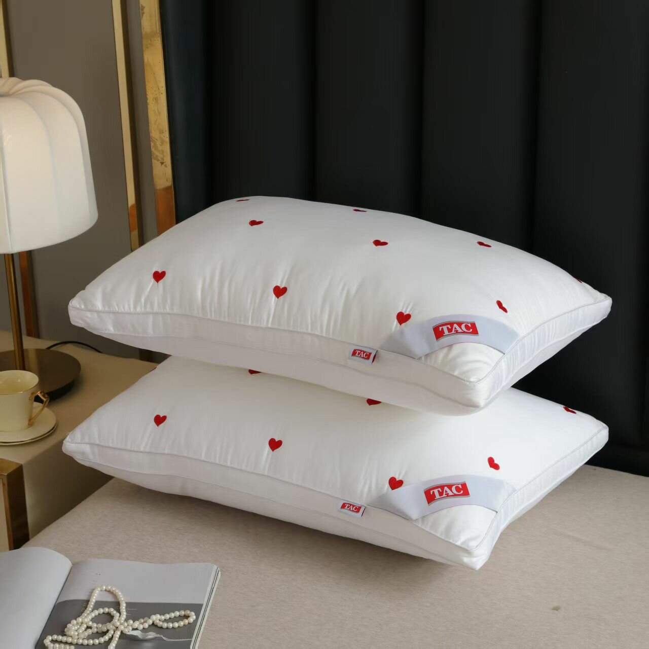 Подушка 50x70 см микрогель хлопок 100% — фото 1