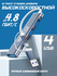 Разветвитель USB HUB на 4 порта, WALKER, HUB11, белый, кабель для...